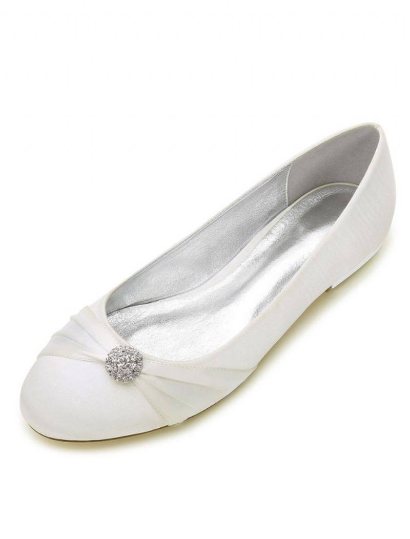 Strass-bruiloftflats Dames - Ivoor